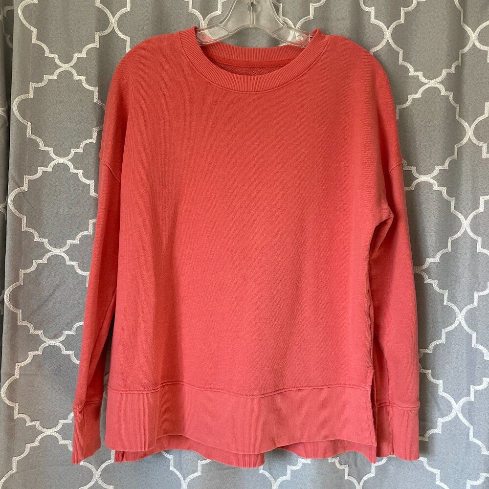 Pink/Coral Casual Sweatshirt, Baggy